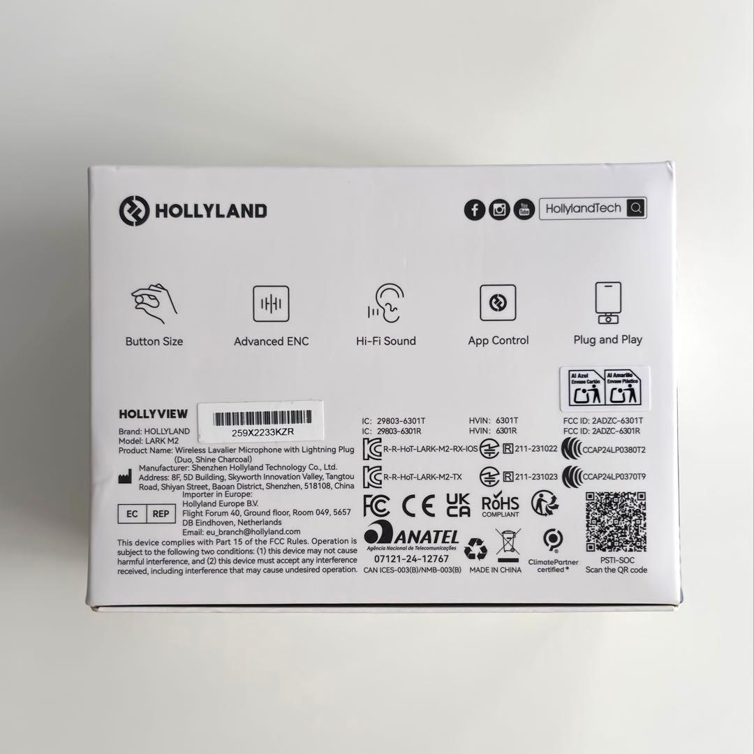 【新品未使用】Hollyland Lark M2 ワイヤレスマイク