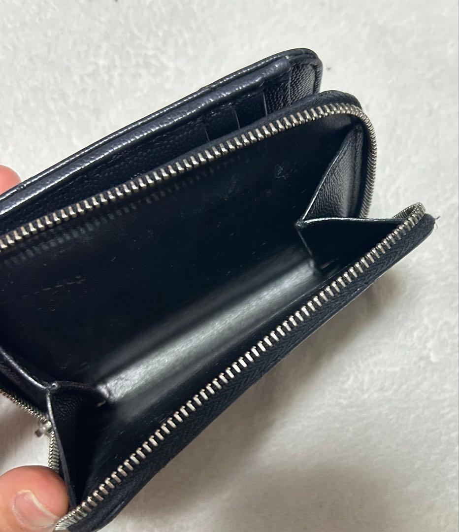 SAINT LAURENT 二つ折り財布 ブラック