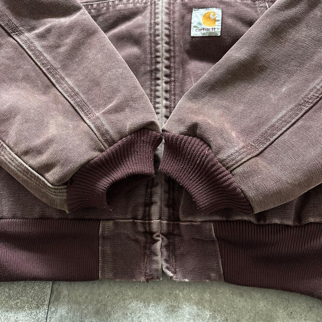 carhartt アクティブジャケット　バーガンディ　usa製 Sサイズ　希少