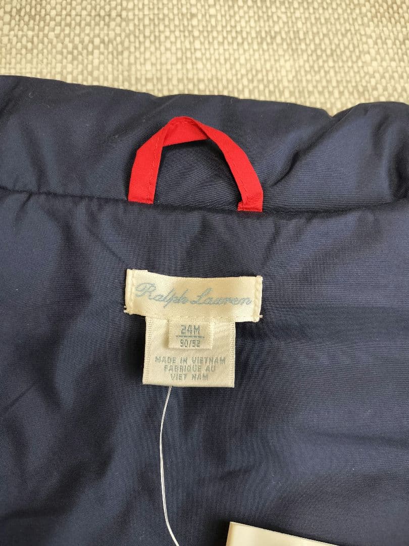 《新品・タグ付き・未使用品》Ralph Lauren ダウンベスト 24М 90
