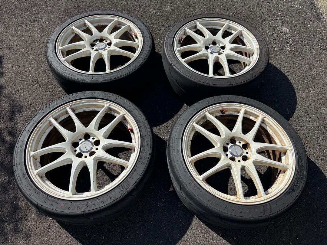 WORK CR Kiwami pcd100 18インチ 7.5j +47 セット