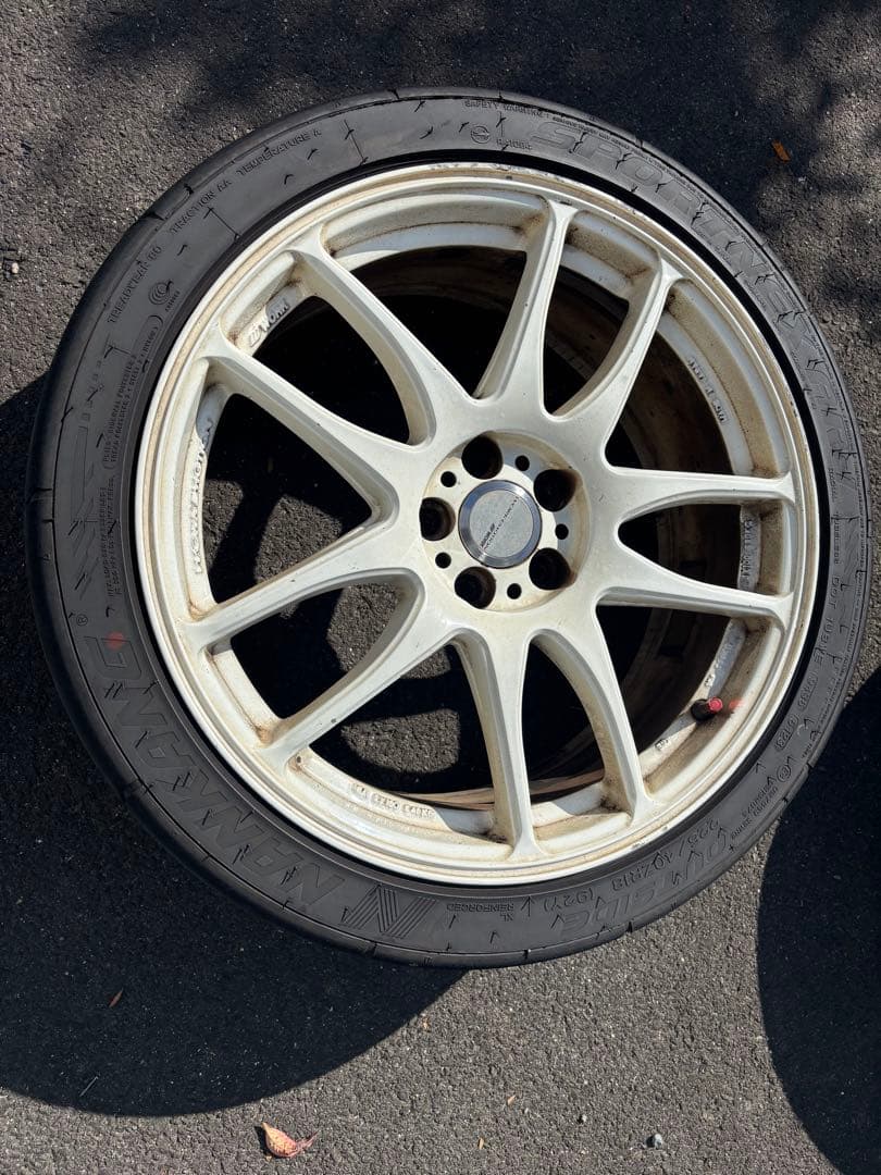 WORK CR Kiwami pcd100 18インチ 7.5j +47 セット