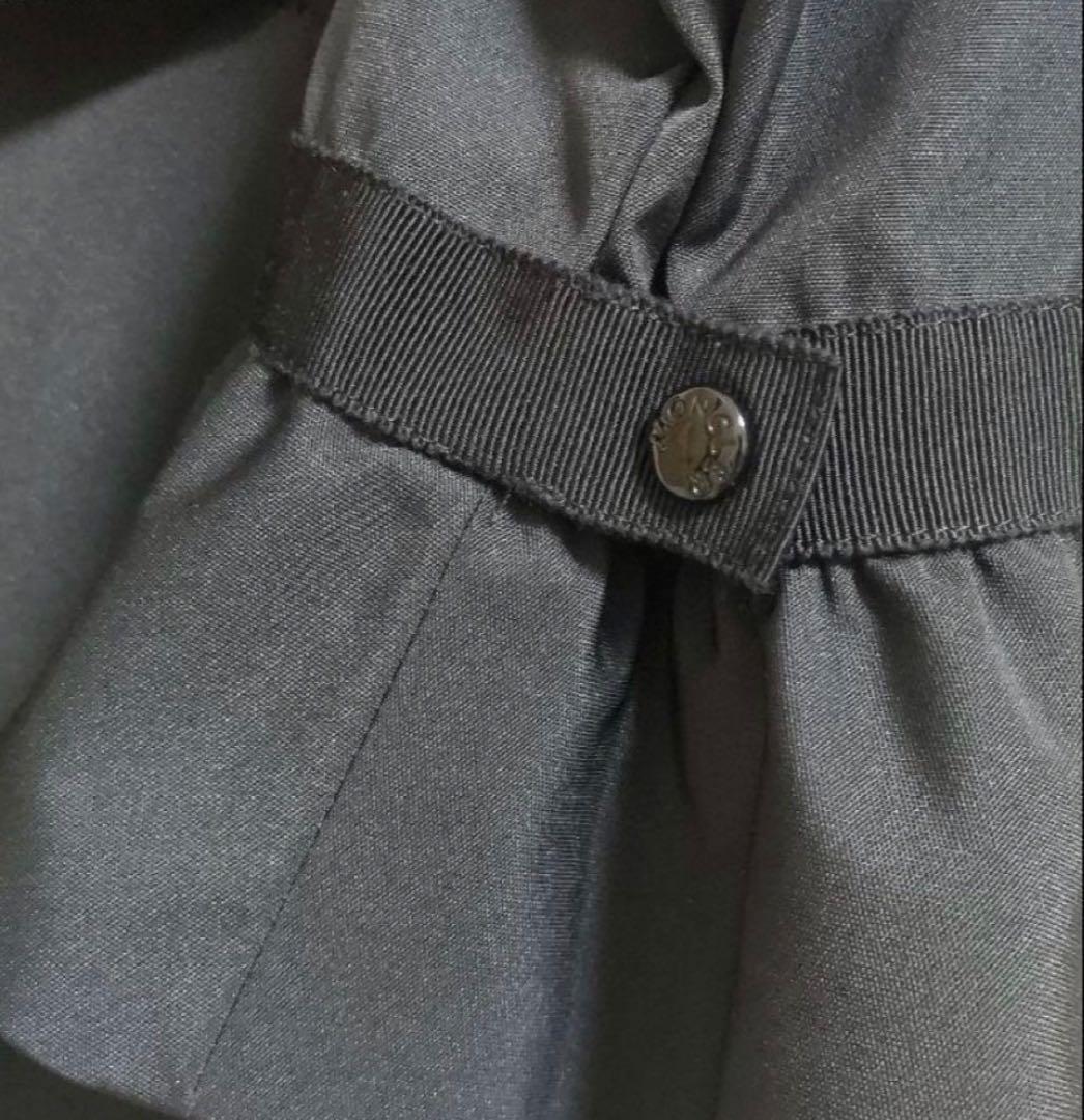 MONCLER モンクレール　ブラック スプリングコート