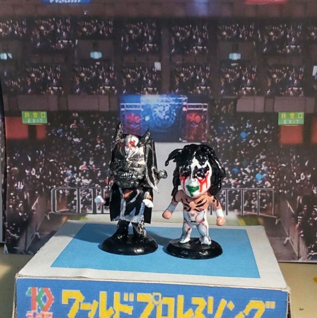 プロ格ヒーローズ　ヘルレイザース&ムタVSライガーセットプロレスフィギュア