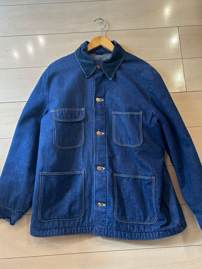 ラングラー Wrangler デニム カバーオール ヴィンテージ 42L相当