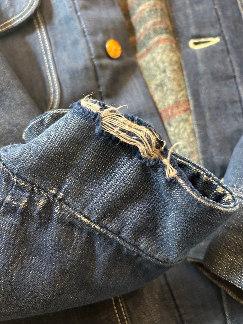 ラングラー Wrangler デニム カバーオール ヴィンテージ 42L相当