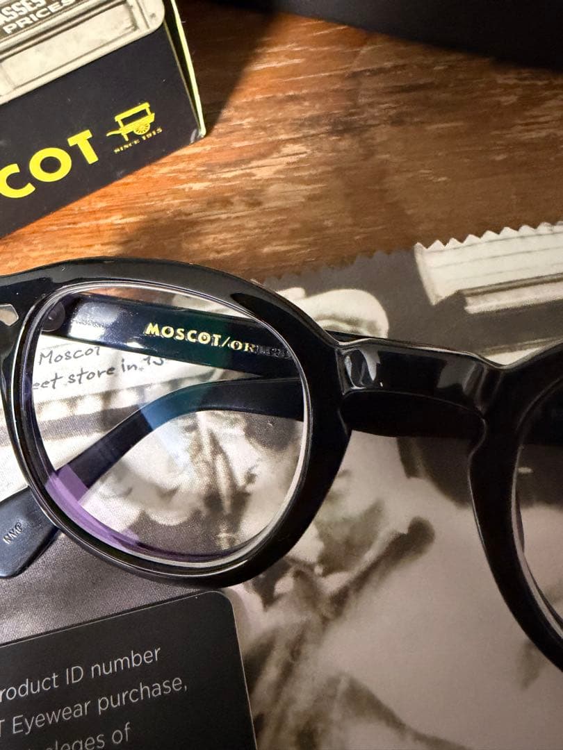 MOSCOT モスコット　レムトッシュ　46 ブラック　美品
