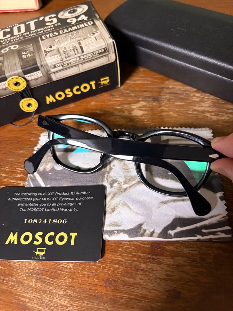 MOSCOT モスコット　レムトッシュ　46 ブラック　美品