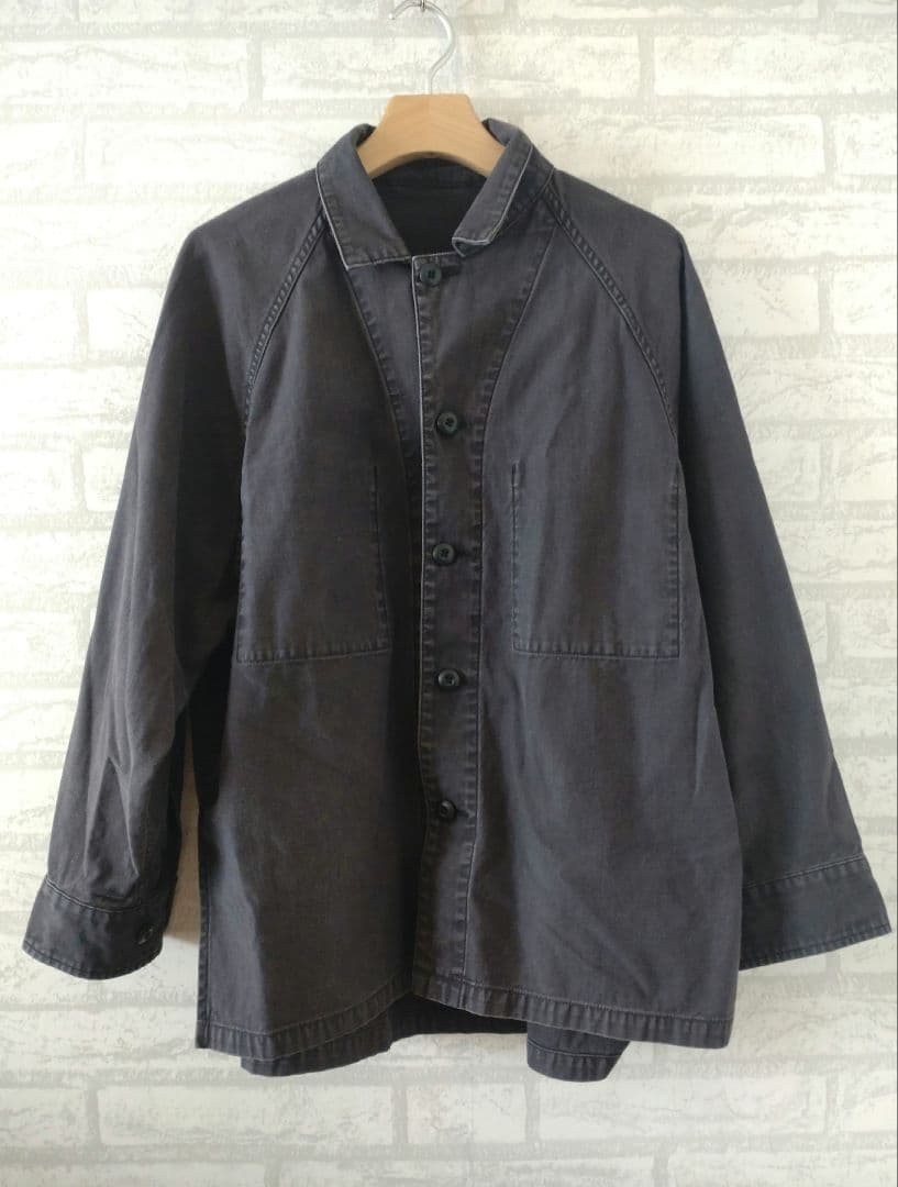美品★plage ARMYシャツジャケット 定価22,000円 アウター 黒