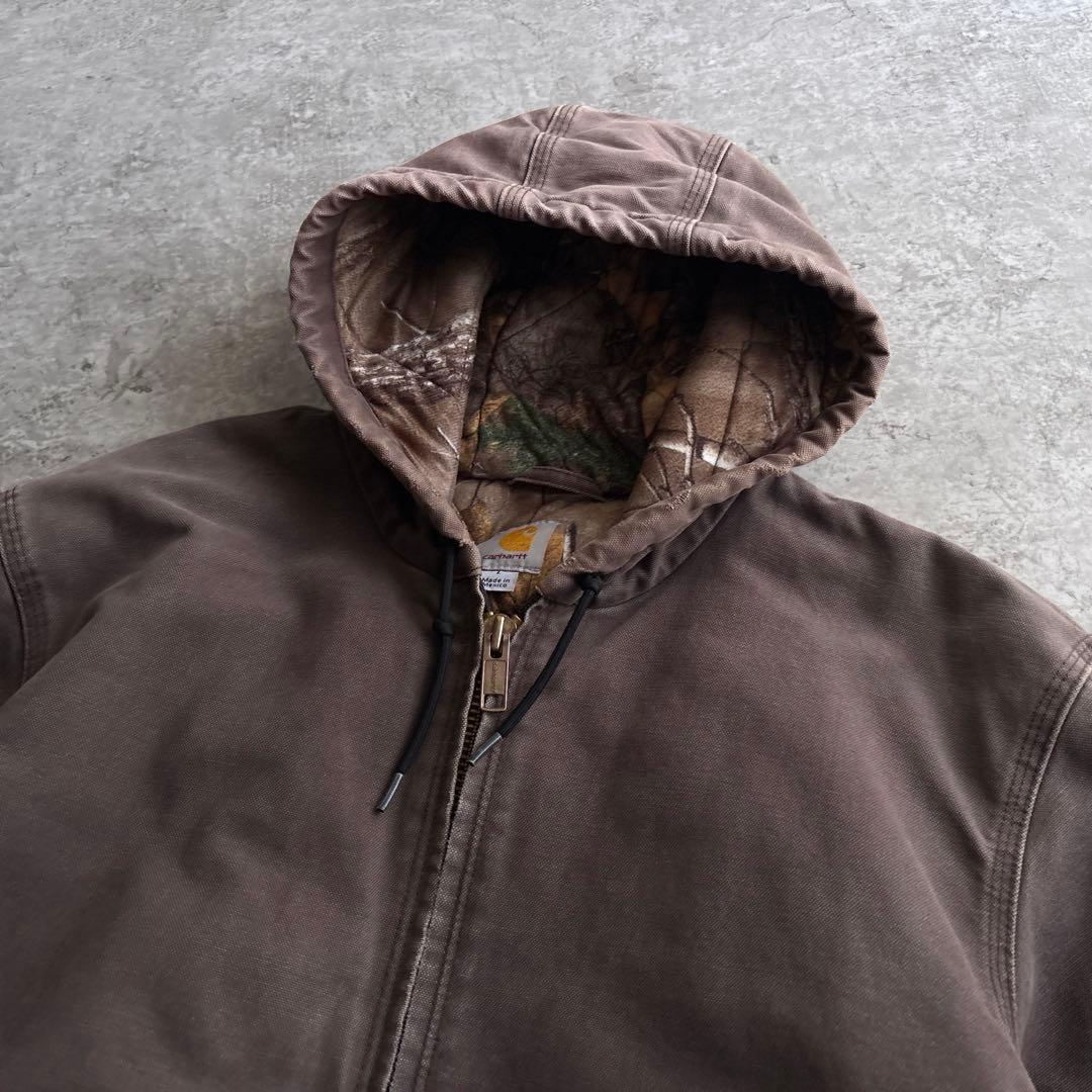 carhartt カーハート【L】アクティブジャケット ブラウン リアルツリー