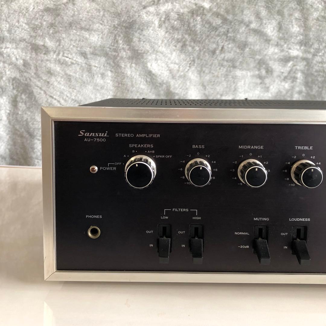 Sansui AU-7500 プリメインアンプ　通電は確認済み