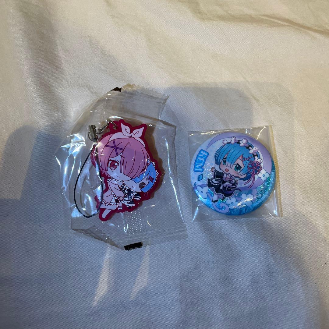 Art Works Re:BOX Re:ゼロ 1、2巻 キーホルダー、缶バッチ