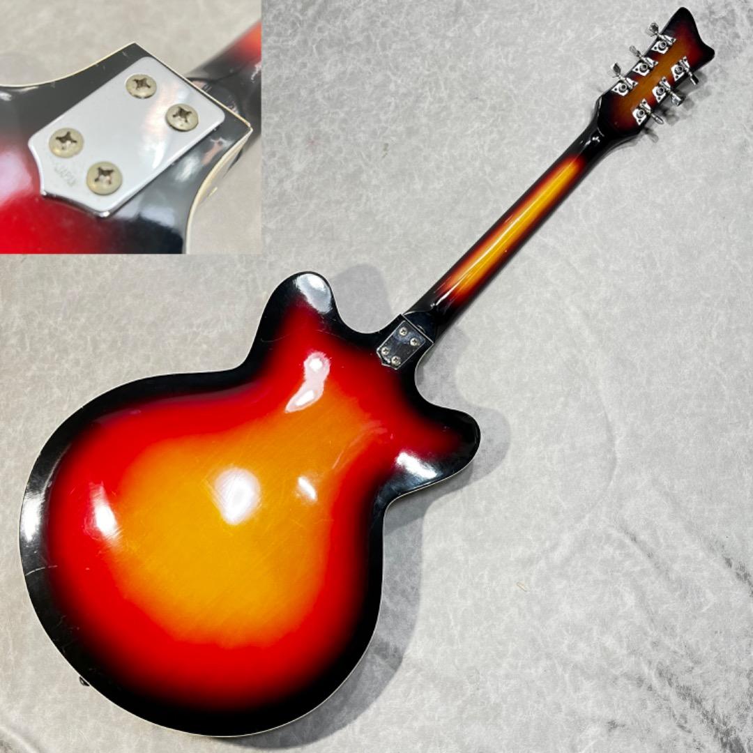 【70s国産】Morales ESP-200　モラレス　フルアコ　全音　ケース付