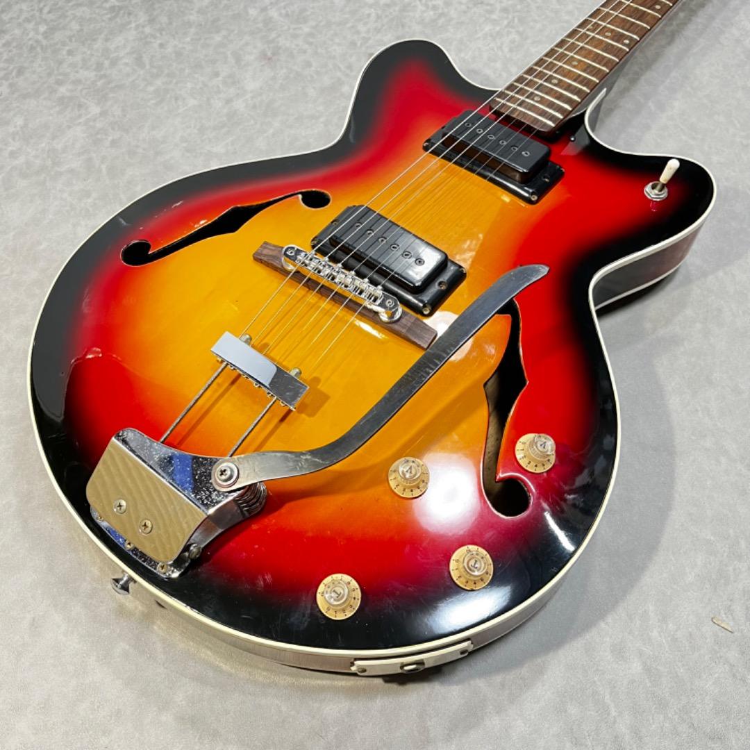 【70s国産】Morales ESP-200　モラレス　フルアコ　全音　ケース付