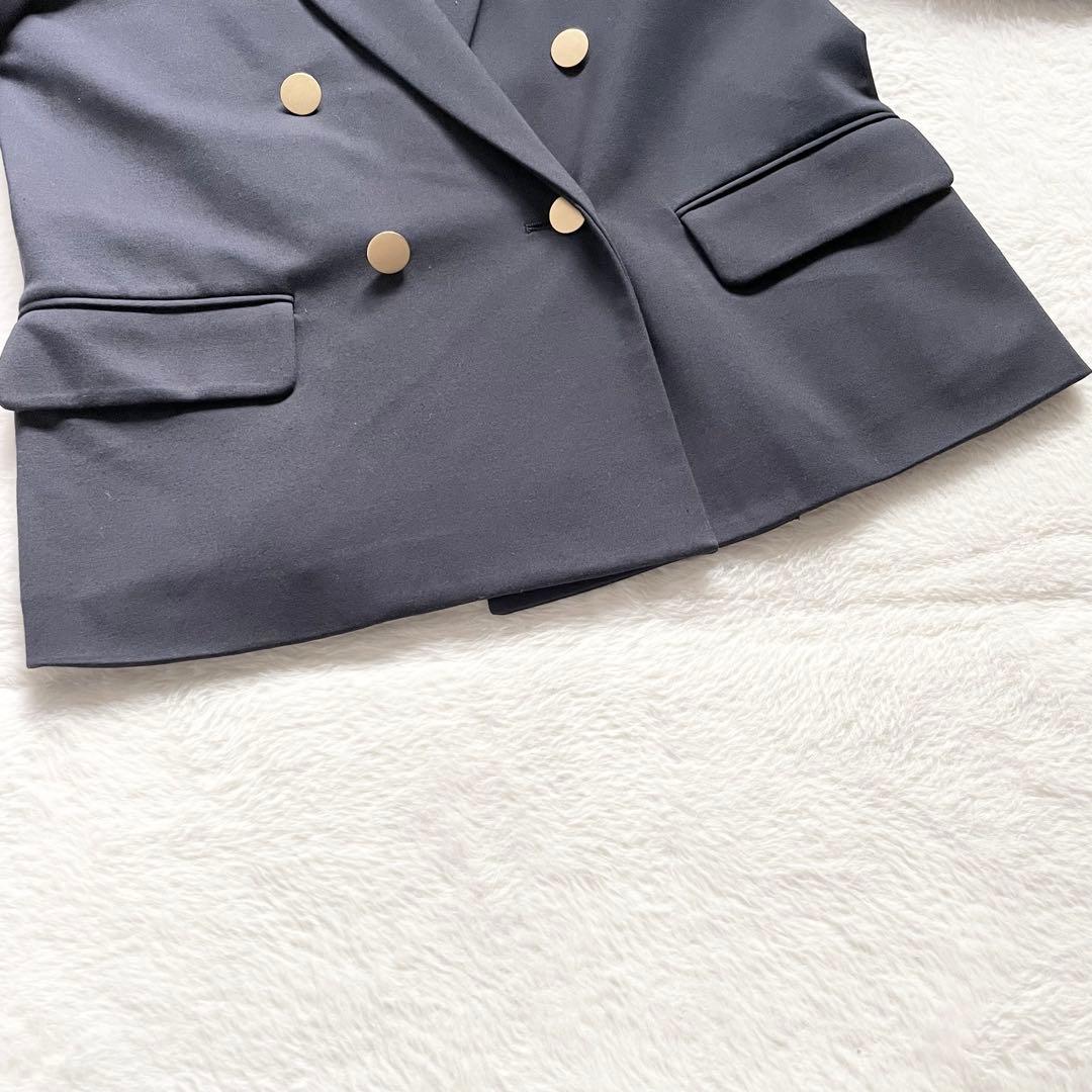 [極美品]MilaOwen 紺ブレ 金ボタン ダブル