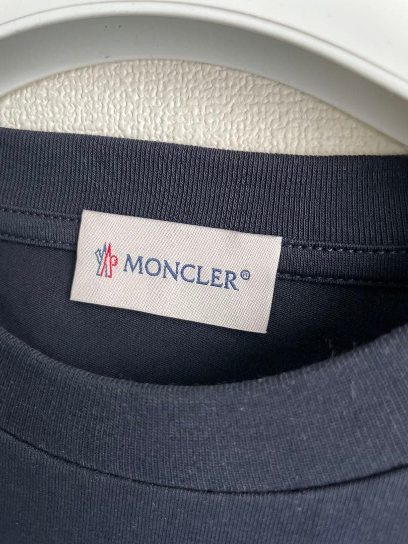【新品】新作！MONCLER Tシャツ　ネイビー　14A