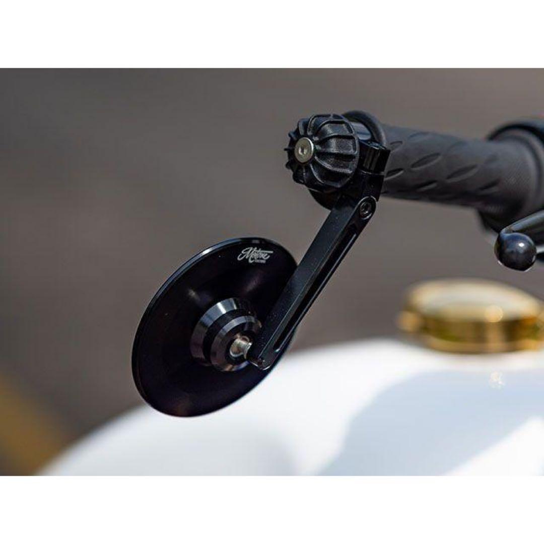 モートーン　バーエンドミラー 100mm 2個セット トライアンフ用