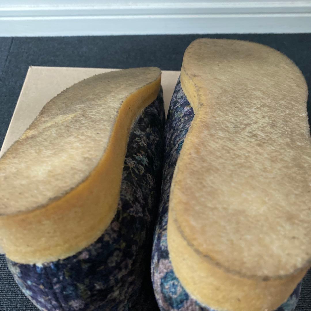 値下げ中！クラークス ブーツ ベルベット navy 激レア