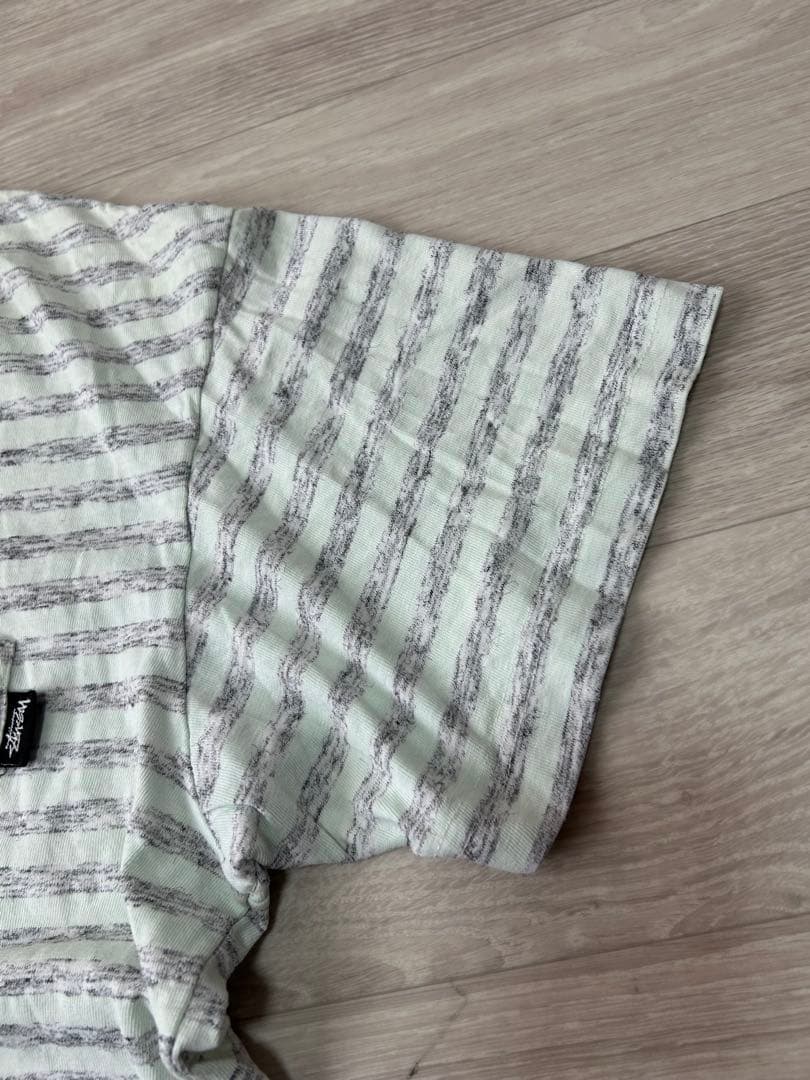 希少☆ OLD STUSSY ボーダーTシャツ L