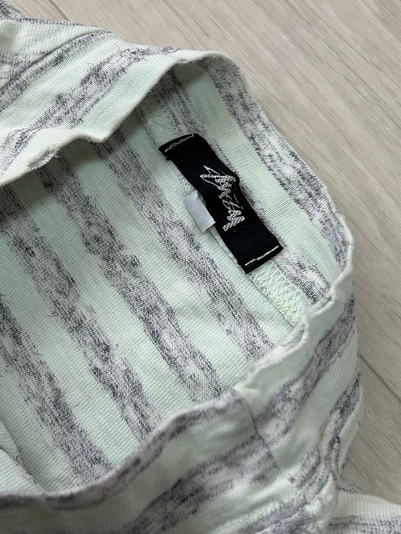 希少☆ OLD STUSSY ボーダーTシャツ L