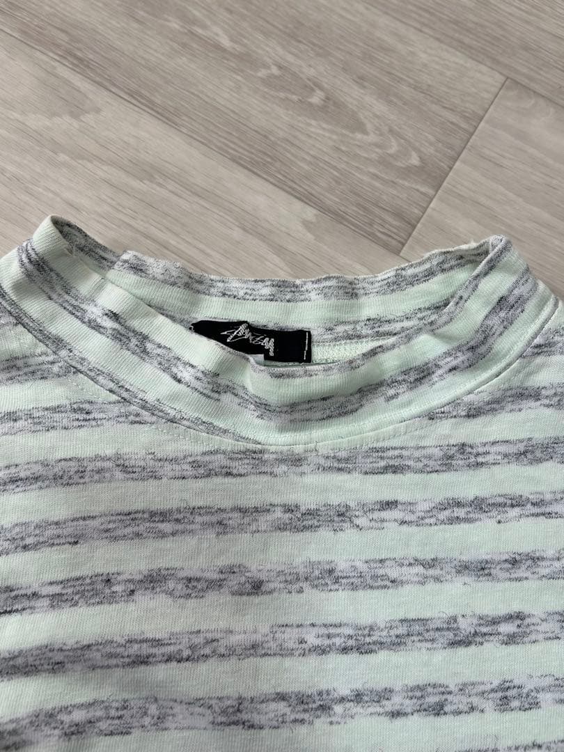 希少☆ OLD STUSSY ボーダーTシャツ L
