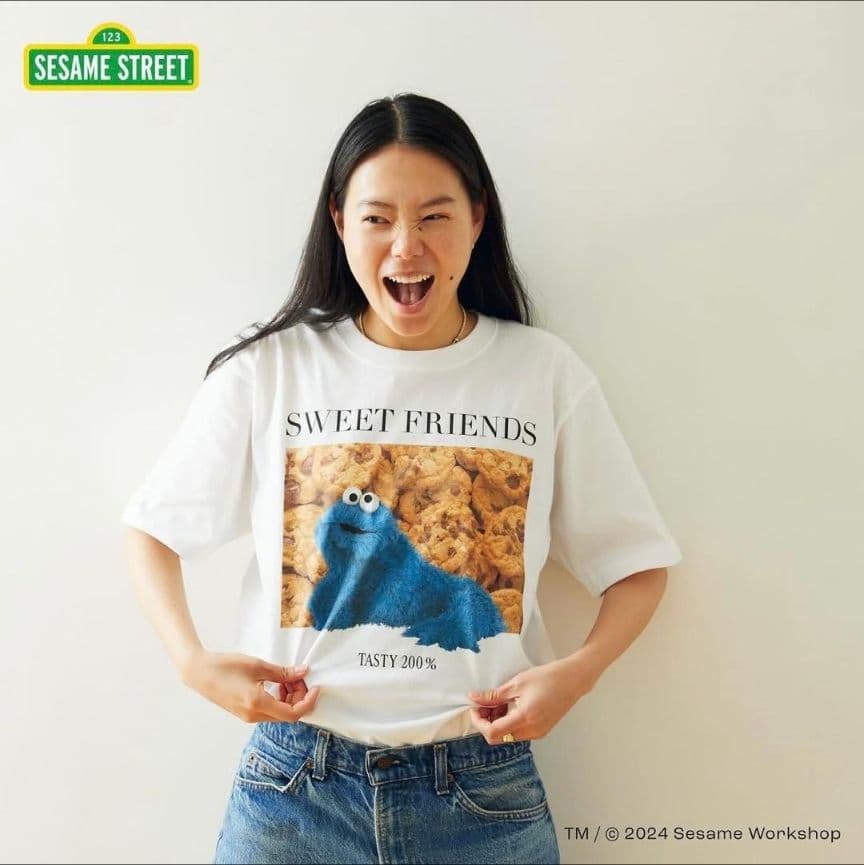 (NO) RAISIN SANDWICH　クッキーモンスター　Tシャツ