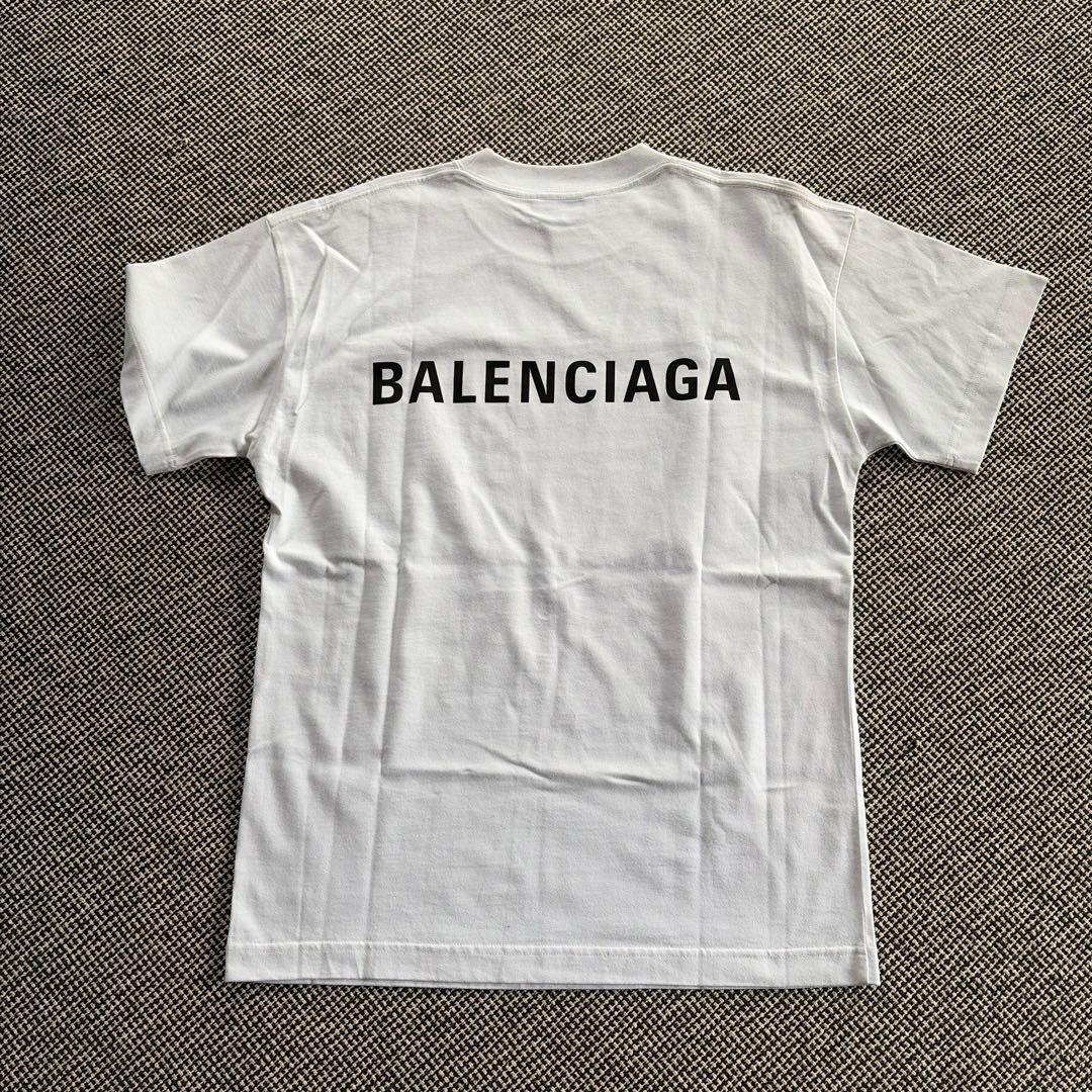 BALENCIAGA ホワイト Tシャツ UNISEX