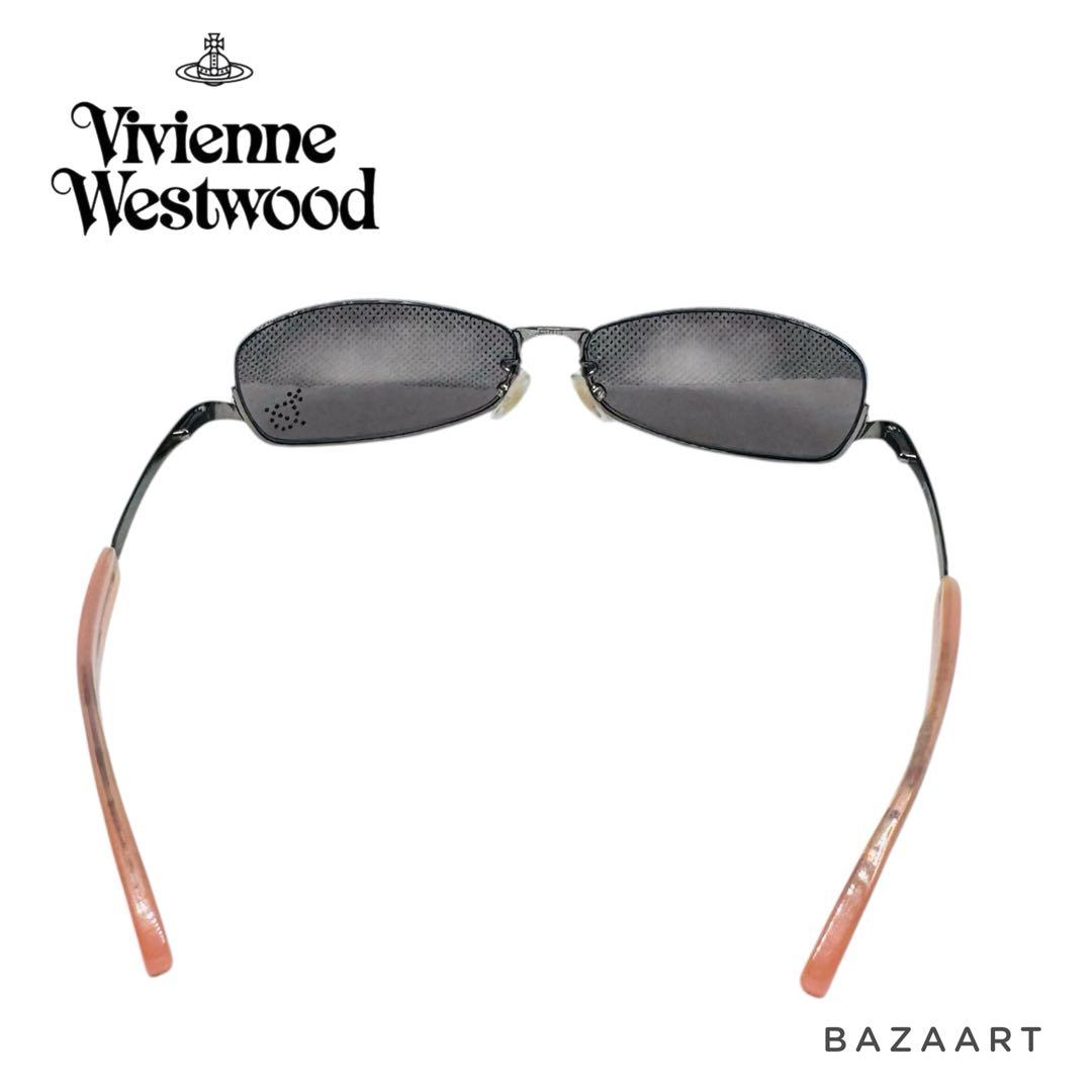 Vivienne Westwood サングラス オーブ ラインストーン ピンク