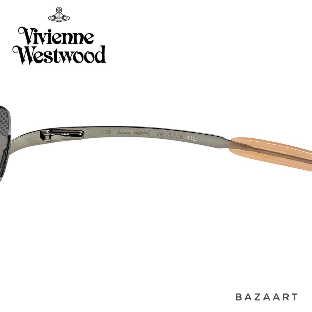 Vivienne Westwood サングラス オーブ ラインストーン ピンク