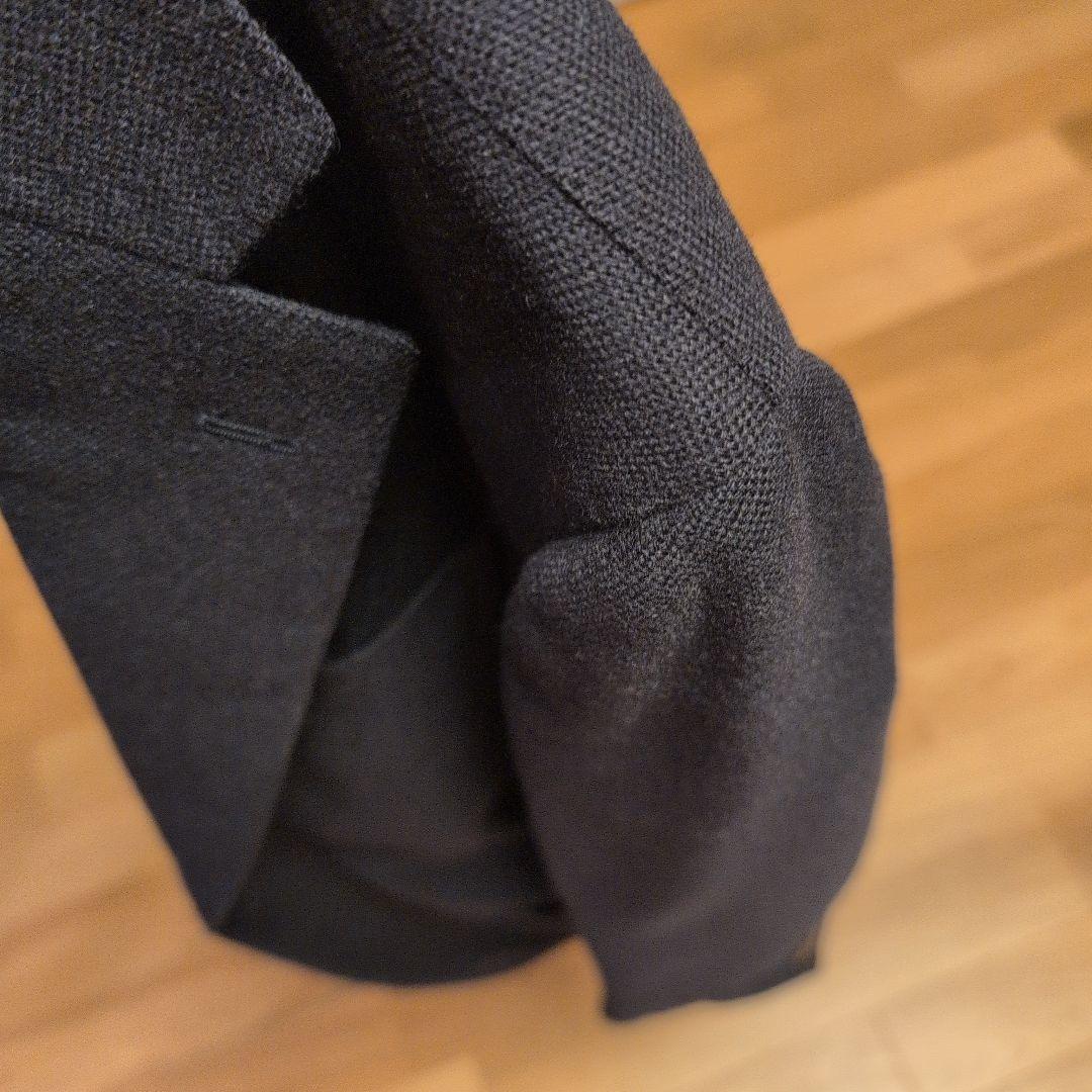 BEAMS　F　ホップサックWOOL　ネイビージャケット　Size95