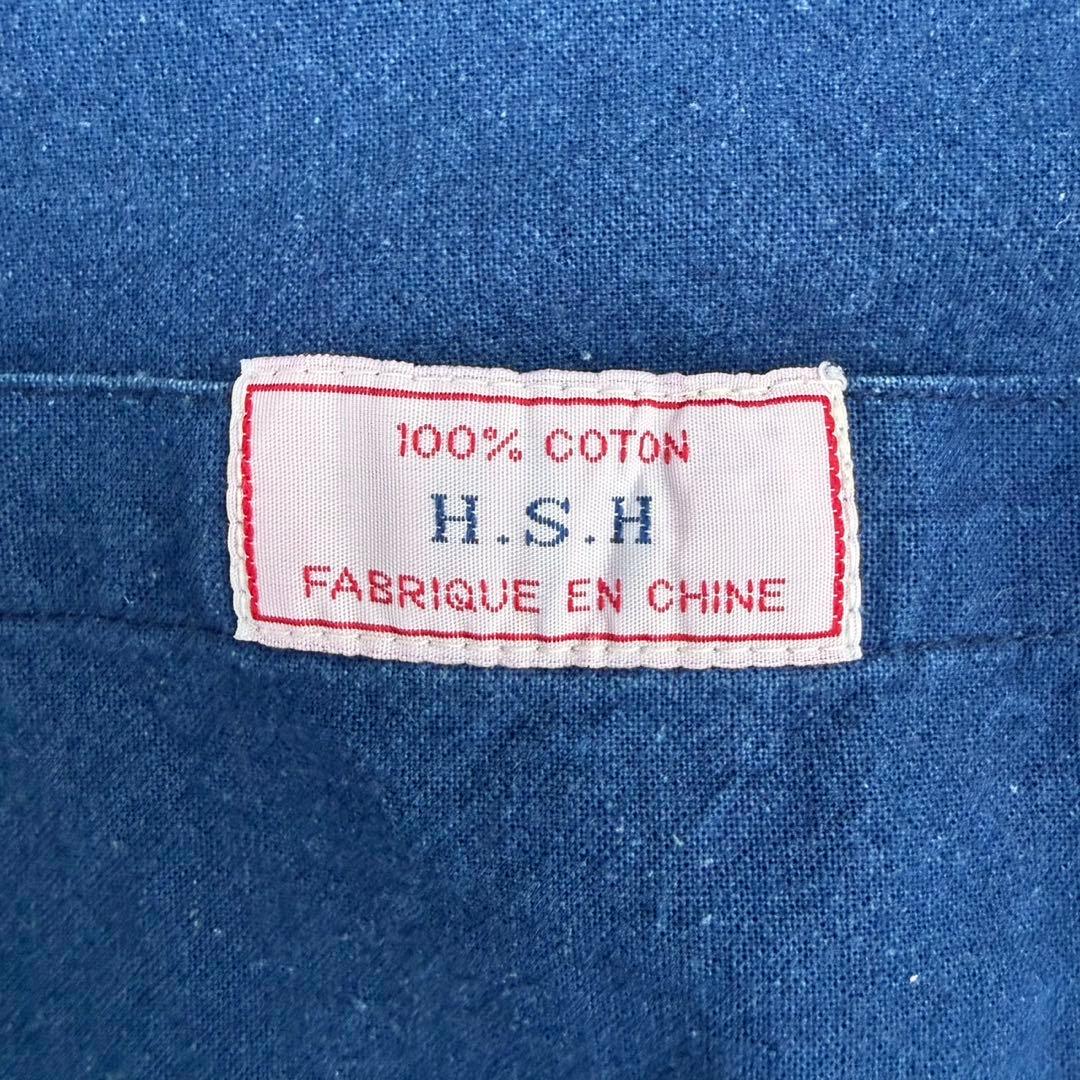 french vintage china jacket インディゴブルー XL