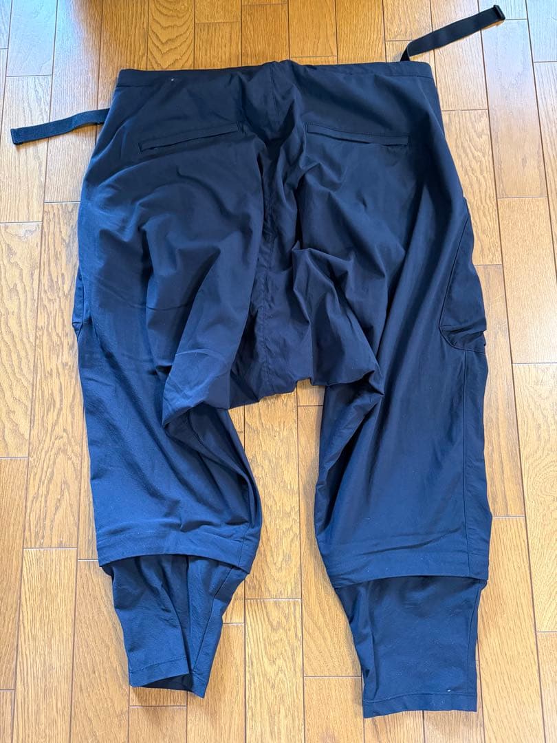 ACRONYM ブラック サルエルパンツ