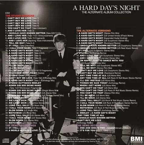 洋楽 BEATLES / A HARD DAY'S NIGHT :ALTERNATE