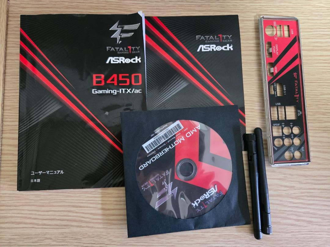 ASRock B450 Gaming-ITX/ac MiniITX マザーボード