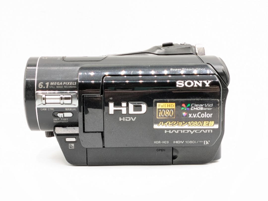 【きれいに撮影可能】SONY MiniDV ハンディカメラ HDR-HC9