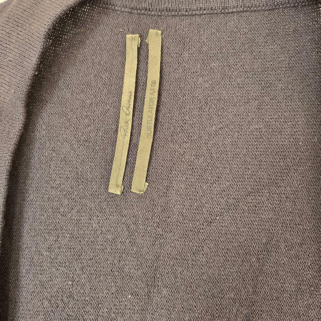Rick Owens リック・オウエンス ドレープニットカーディガン グレー