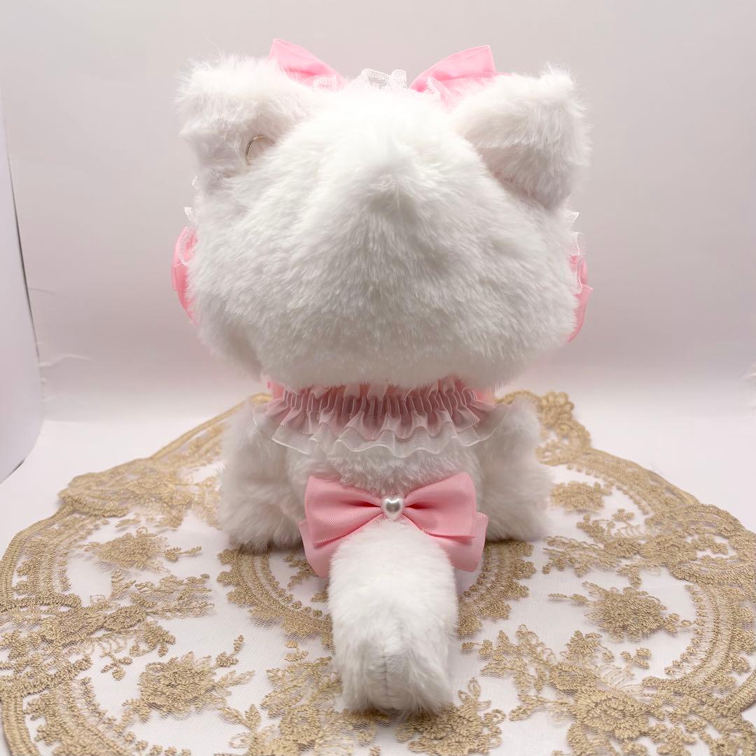 おすわりぬい服　着ぐるみ　16cm No.91 ピンクねこ