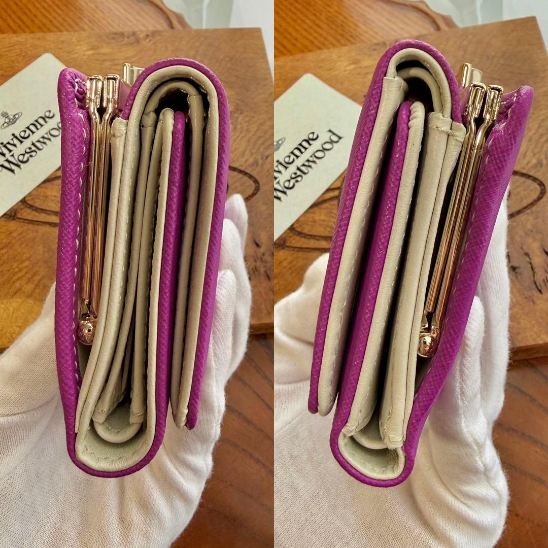 未使用正規品Vivienne Westwood オーブ/三つ折り財布 ピンク