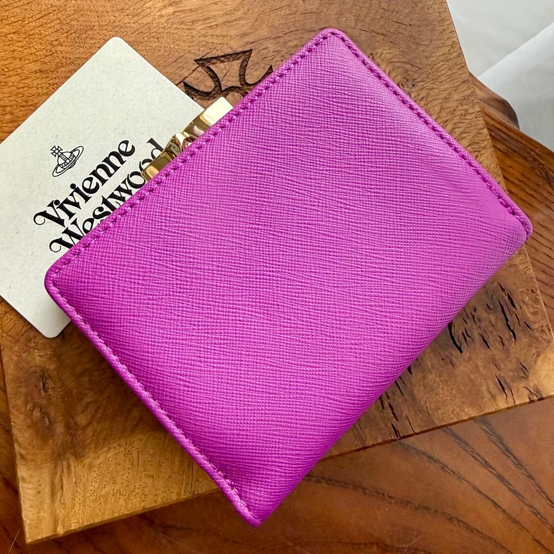 未使用正規品Vivienne Westwood オーブ/三つ折り財布 ピンク
