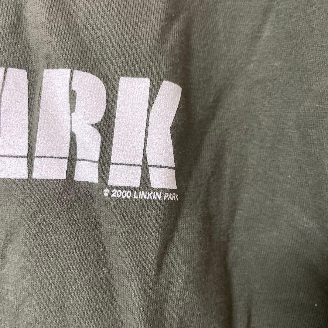美品希少サイズ！LINKIN PARK Tシャツ 2000年製 オリーブグリーン