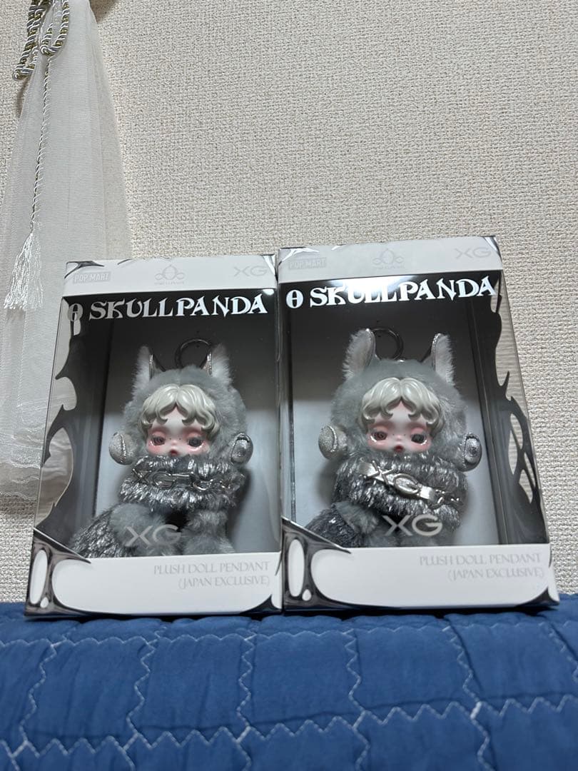 正規品POPMART SKULLPANDA XG ぬいぐるみペンダント2個セット