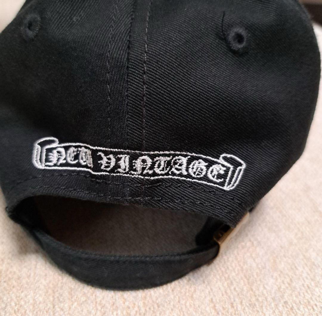 【激レア】newvintage NYロゴ スカルデザイン ブラックキャップ