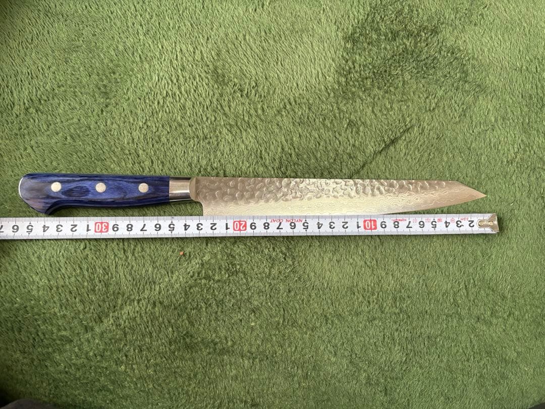 實光刃物 切付け型筋引き(青柄)