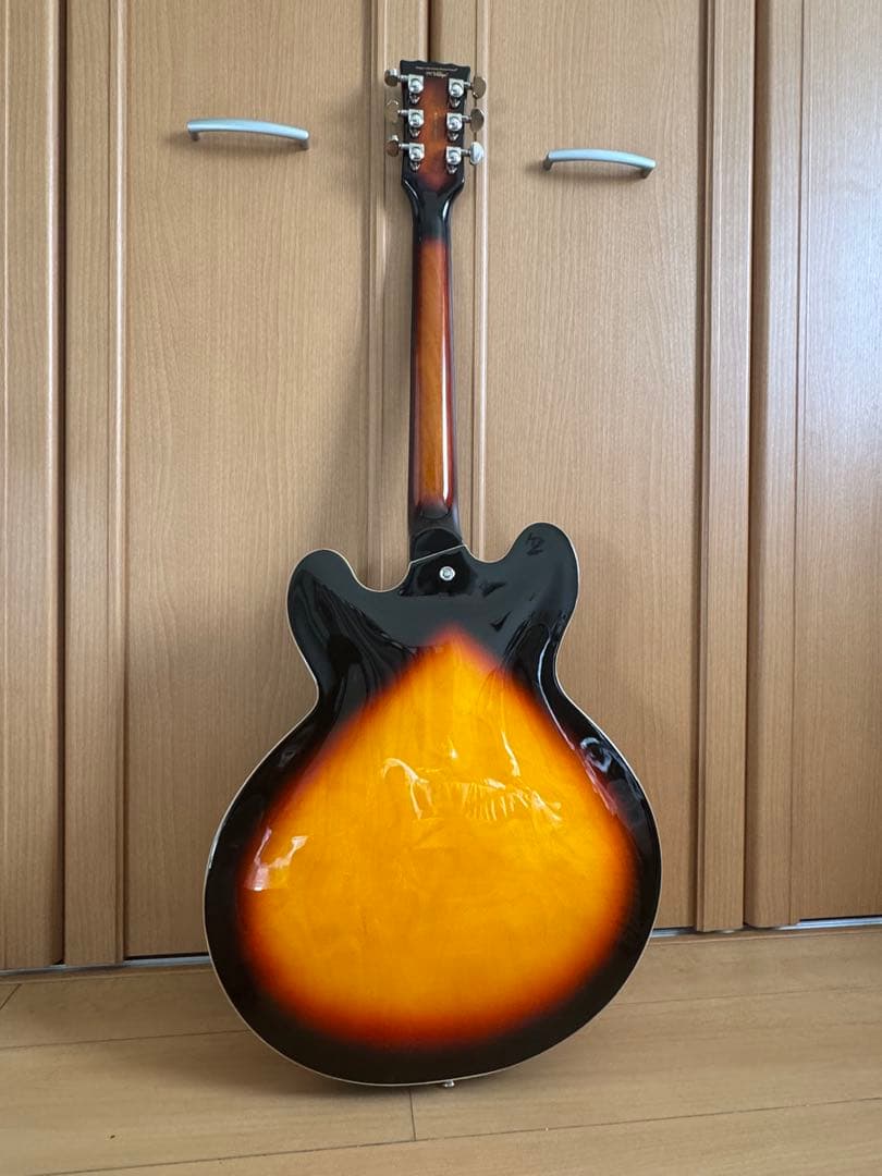 エレキギター vintage vsa500psb ケース付き