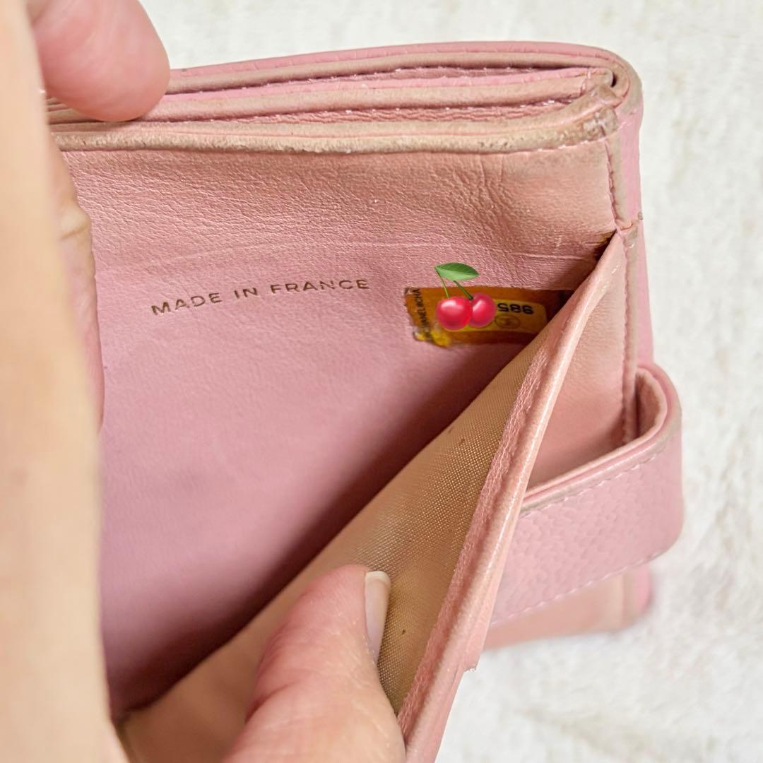 ✨正規品✨ CHANEL シャネル 二つ折り財布 ココマーク Wホック