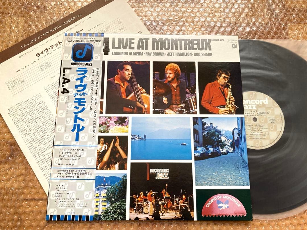 【美品良品ジャズ】LP L.A.4 //ジャスト・フレンズ/ライヴ/ザカ/