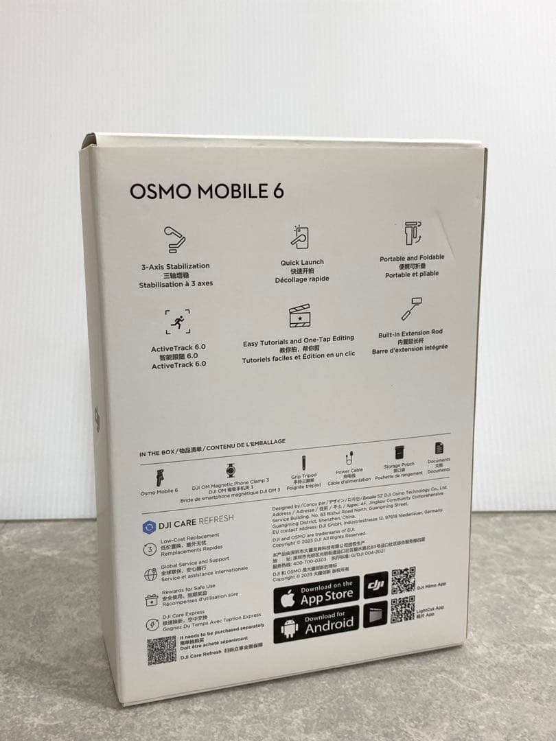 DJI Osmo Mobile 6 スタビライザー Pグレー 3軸 トラッキング