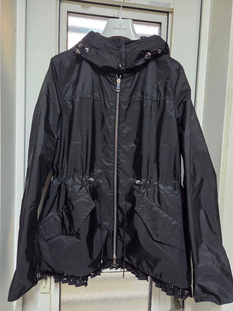 確実正規品　MONCLER　ブラック 【希少サイズ3】スプリングコート