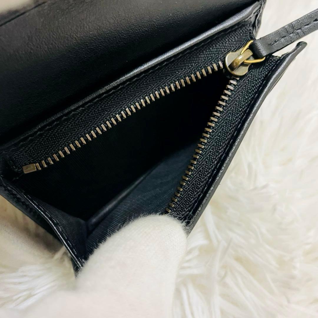 極美✨付属完備✨GUCCI 二つ折り財布 キルティング マーモントGG レザー