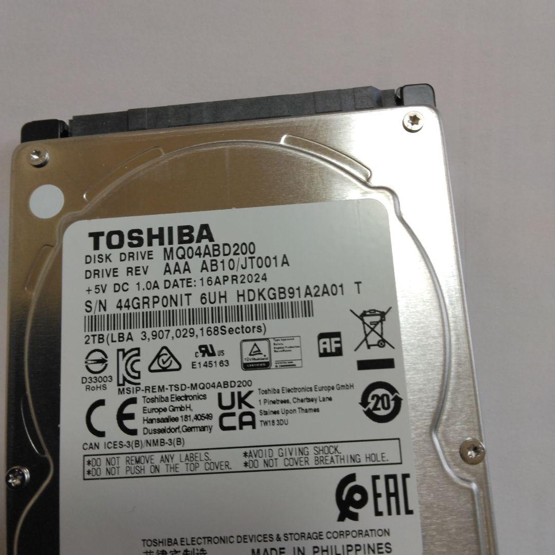 内蔵型ハードディスクドライブ TOSHIBA MQ04ABD200 2000.3GB HDD